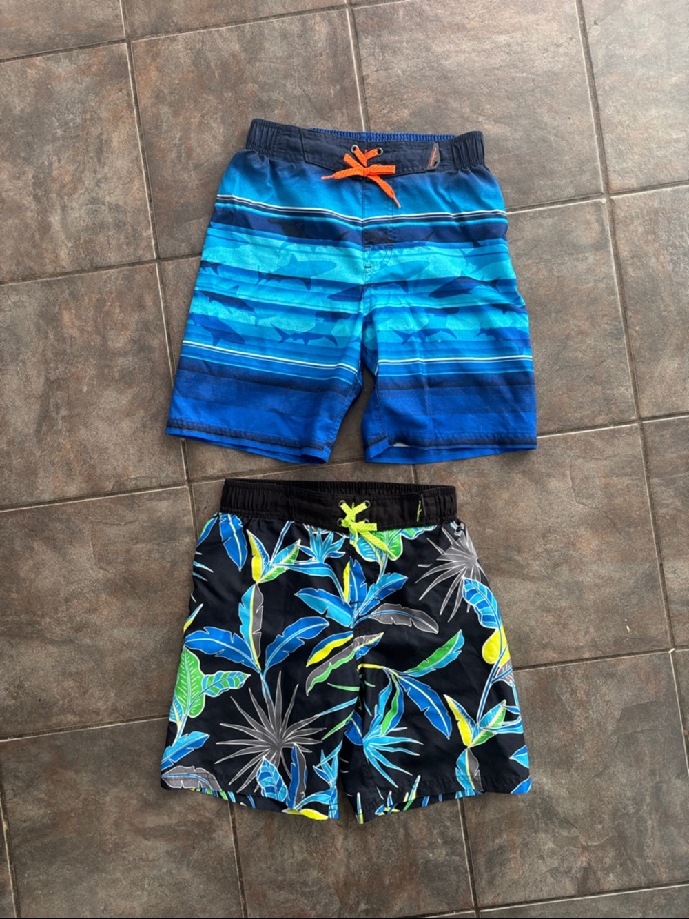 Set of TWO ZeroXposur Boys Swim Trunks Set